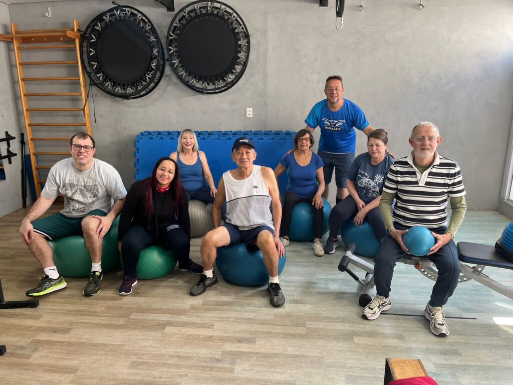 Muro Azul Equipe - Academia Muro Azul