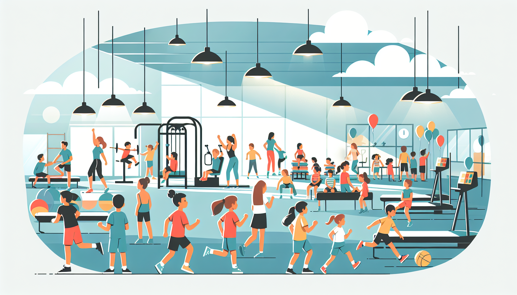 Exercícios para crianças: atividades divertidas em academias de Moema